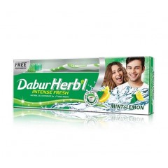 Зубна паста-гель М'ята та Лимон + щітка Dabur 150 г