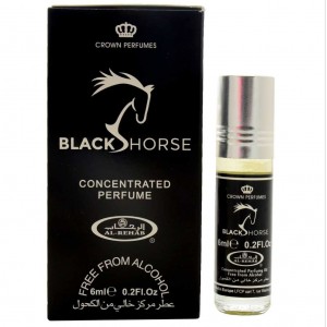 Арабські масляні духи Al-Rehab Black Horse 6 мл