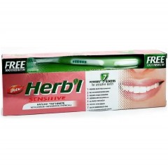 Зубна паста для чутливих зубів + щітка Dabur 150 г