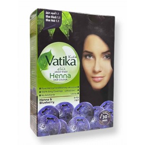 Vatika Henna Хна для волосся Blue Black (темно-синьо-чорний) 1.1 Vatika Henna Хна для волосся Blue Black (темно-синьо-чорний) 1.1