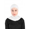 Підхіджабник Жіночий головний убір One Size Buyuk Hijab Bone Ecardin ST224 Білий
