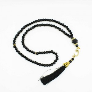 Чотки Tasbih для зікра 99 бусини Чорний