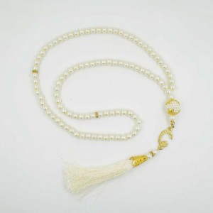 Чотки Tasbih для зікра 99 бусини Білий