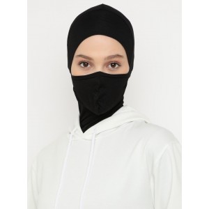 Підхіджабник з маскою Ecardin Maskeli Hijab Bone (MHB-ST279) Чорний Підхіджабник з маскою Ecardin Maskeli Hijab Bone (MHB-ST279) Чорний