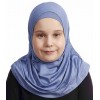 Детский хиджаб амирка Прямая Ecardin Kids Голубой