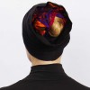 Боне (шапочка под хиджаб) с нахлёстом Ecardin Capraz Bone Чёрный