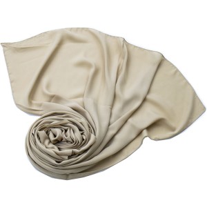 Палантин Шифон Ebruli 175*70 см Кава з молоком