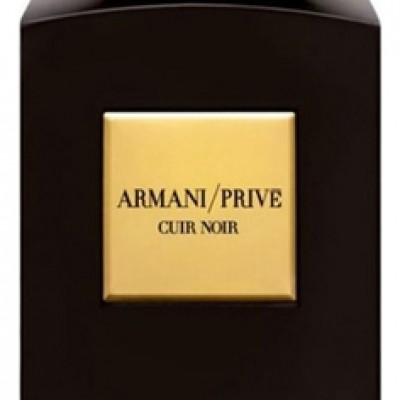 276. Giorgio Armani Prive Cuir Noir