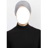 Боне (шапочка под хиджаб) с нахлёстом Ecardin Capraz Bone Тёмно-серый