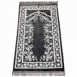 Килим для молитви сірий Sajda 22213 Metalic