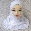 Хиджаб цельный Pileli Hijab Mercan Белый