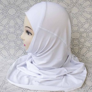 Хиджаб цельный Pileli Hijab Mercan Белый