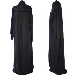 Платье для молитвы Mercan с капюшоном Kapshonli Чёрный