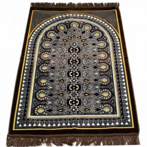 Килимок для намазу великий Sajda 70*110 Коричневий Килимок для намазу великий Sajda 70*110 Коричневий