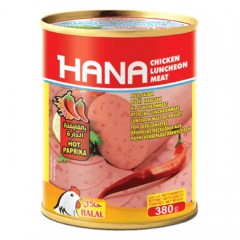 Колбаса куриная консервированная с паприкой Hana 380г (Германия) Халяль