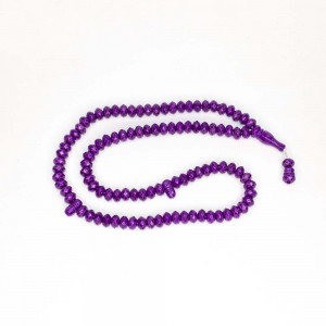Чотки пластикові Simple Tasbih 99 бусини Фіолетовий
