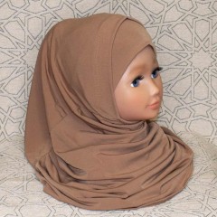 Детский хиджаб Амирка Zahranur Hijab Бежевый