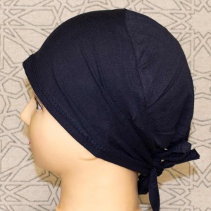Боне (шапочка) на завязках Bone Istanbul Hijab Accessory Тёмно-синий