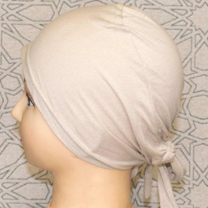 Боне (шапочка) на завязках Bone Istanbul Hijab Accessory Бежевый