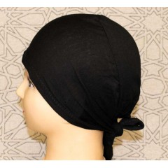 Боне (шапочка) на завязках Bone Istanbul Hijab Accessory Чёрный