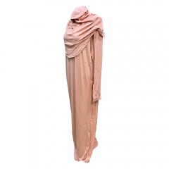 Платье для намаза (Mercan) Pratik Namaz Цельное Розовый