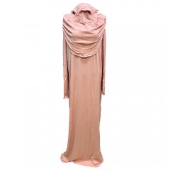 Платье для намаза (Mercan) Pratik Namaz Цельное Розовый