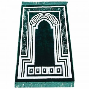Килимок для молитви White Mihrab Sajda Green