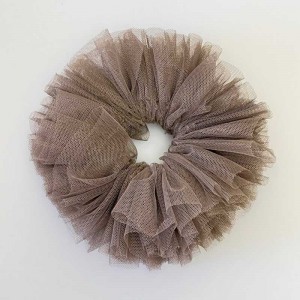 Гумка для волосся (об'єм) Темний беж