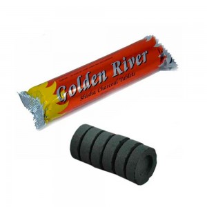 Вугілля (вугілля) для бахура довгого горіння Bakhoor Golden River (10 шт)