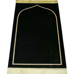 Килимок для намазу Hakal Sajda 70х110 Minimalism Mihrab Чорний