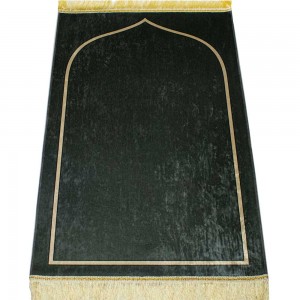 Килимок для намазу Hakal Sajda 70х110 Minimalism Mihrab Темно-сірий