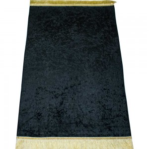 Килимок для намазу Hakal Sajda 70х110 Minimalism Чорний Килимок для намазу Hakal Sajda 70х110 Minimalism Чорний