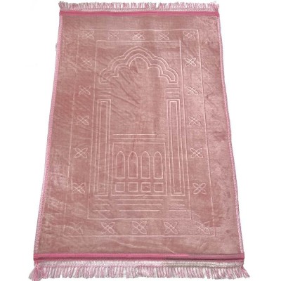 Килимок для намазу Luxury Velvet Sajda 80*120 см Рожевий