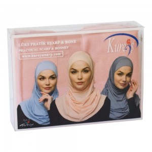 Готовий Хіджаб Амірка Kureysh Рожевий