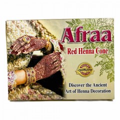 Хна мехенди в тюбике Afraa Red Henna Cone Красная