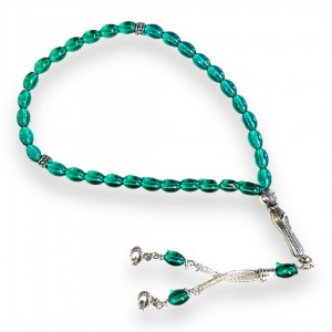 Чотки скло Tasbih Glass Смарагдовий