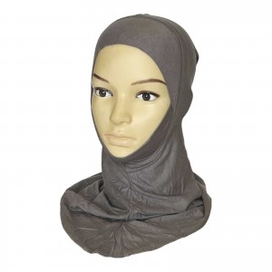 Подхиджабник прямой Boyunluklu Bone Ninja Maradi Тёмно-серый