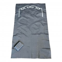 Дорожный коврик для намаза, карманный, в чехле Yasir Sajda 60*110 см Серый