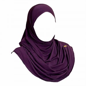 Хіджаб Амірка (готовий) Pratik Esarp & Luks Bone Zahranur Maradi Фіолетовий