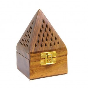 Аромалампа Бахурниця традиційна на вугіллі H0077 Bakhoor Дерево 8*8*13 см Аромалампа Бахурниця традиційна на вугіллі H0077 Bakhoor Дерево 8*8*13 см