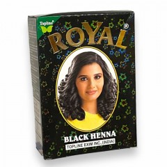 Хна для волос Индийская Натуральная Royal Henna Black Чёрная 6 шт