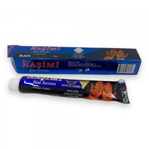 Хна мехенді Hashimi Fast Henna для тіла 25 мл Black Чорна Хна мехенді Hashimi Fast Henna для тіла 25 мл Black Чорна