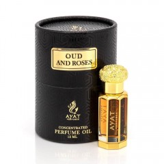 Oud and Roses 12 ml Масляный Парфюм унисекс Ayat perfumes Tola Collection