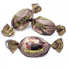 Конфеты Брауни с кешью в шоколадной глазури 1 кг Asal К-023