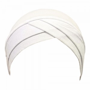 Боне (шапочка) із підвійним нахлестом Ikili Capraz Bone Maradi Біло-кремовий