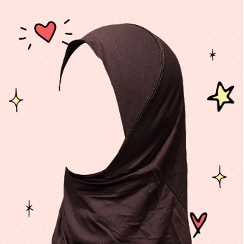 Детский хиджаб амирка Maradi Цельное Вискоза Коричневый