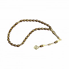 Чітки Gold Hematit Tasbih 33 намистини Золотисті