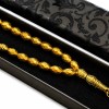Чотки Gold Hematit Tasbih 33 бусини Золотисті