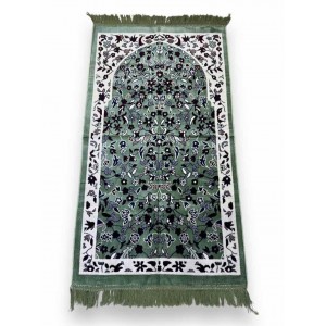 Коврик для молитвы (намаза) Sajda Velur Jennet Bahcesi 65х125 см Зелёный Коврик для молитвы (намаза) Sajda Velur Jennet Bahcesi 65х125 см Зелёный
