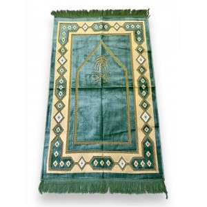 Килимок для молитви (намазу) Sajda Saud 70х120 см Смарагдовий Килимок для молитви (намазу) Sajda Saud 70х120 см Смарагдовий